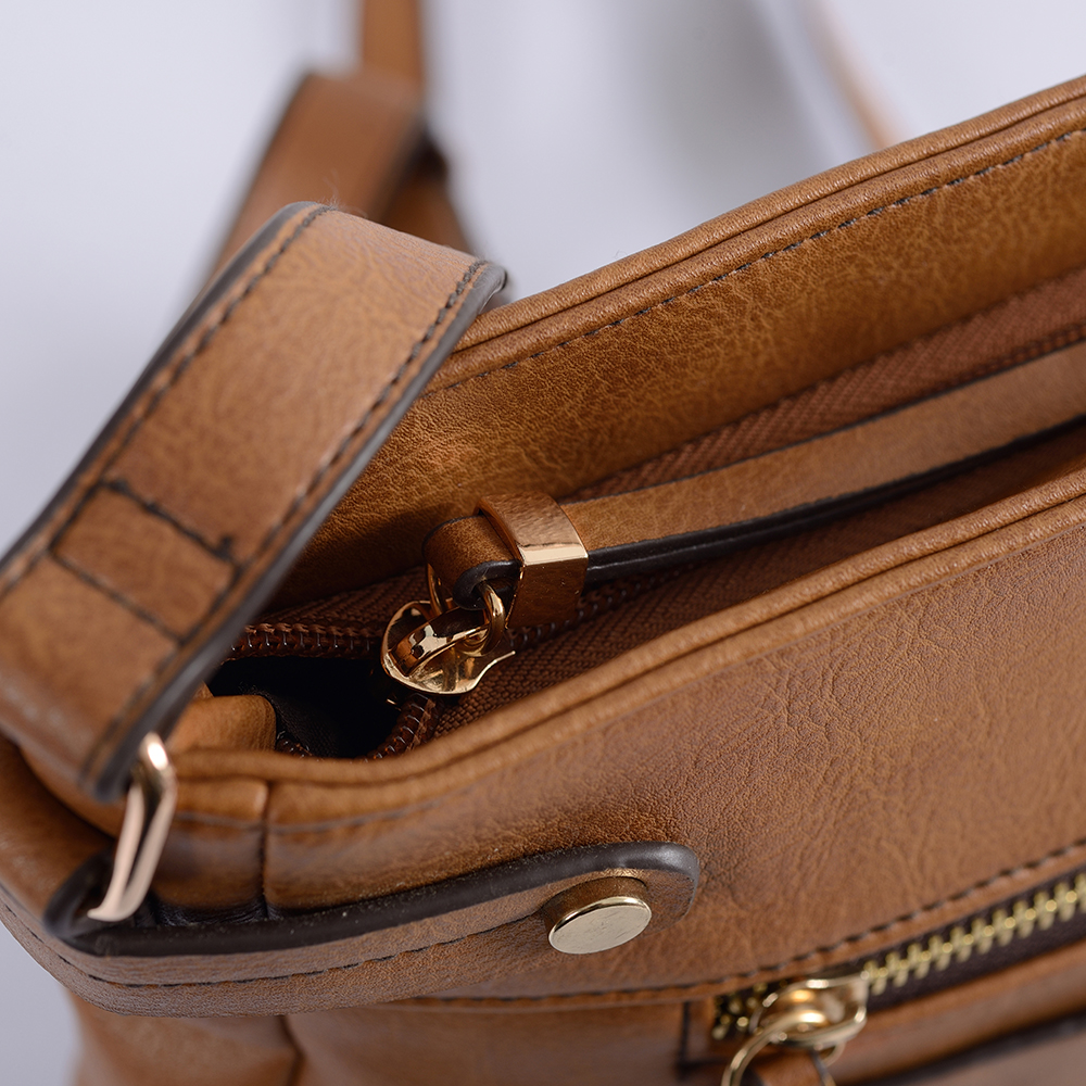 unisex messenger-vesker i PU-skinn med høykvalitets crossbody-veske