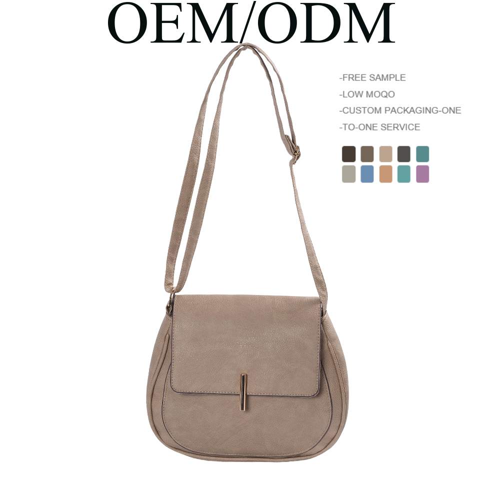 kvinne enkelt skulder håndveske elegant dame cross body skinnveske