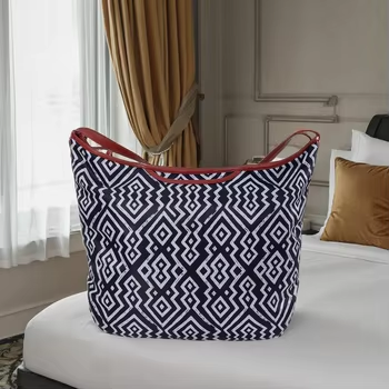 Lett tote bag pendler enkelt skulder bag silketrykk utskrift