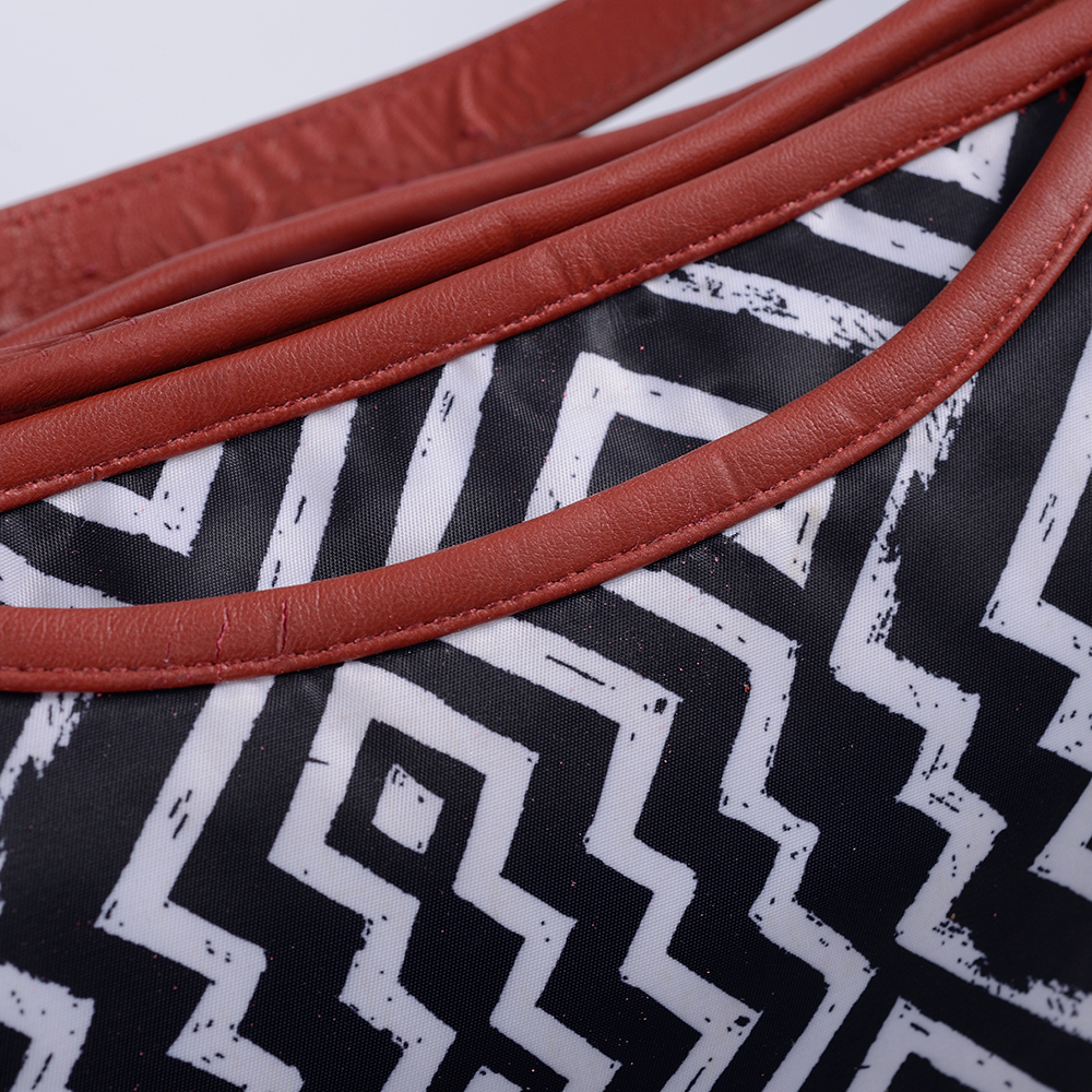 Lett tote bag pendler enkelt skulder bag silketrykk utskrift