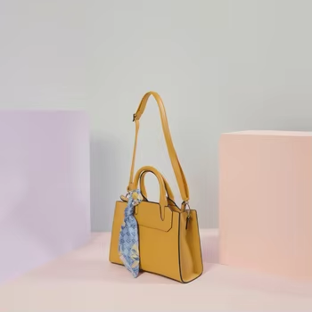 Luksus håndveske i skinn for kvinner enkelt skulderveske med justerbar stropp slynge dame crossbody bag med glidelås veske
