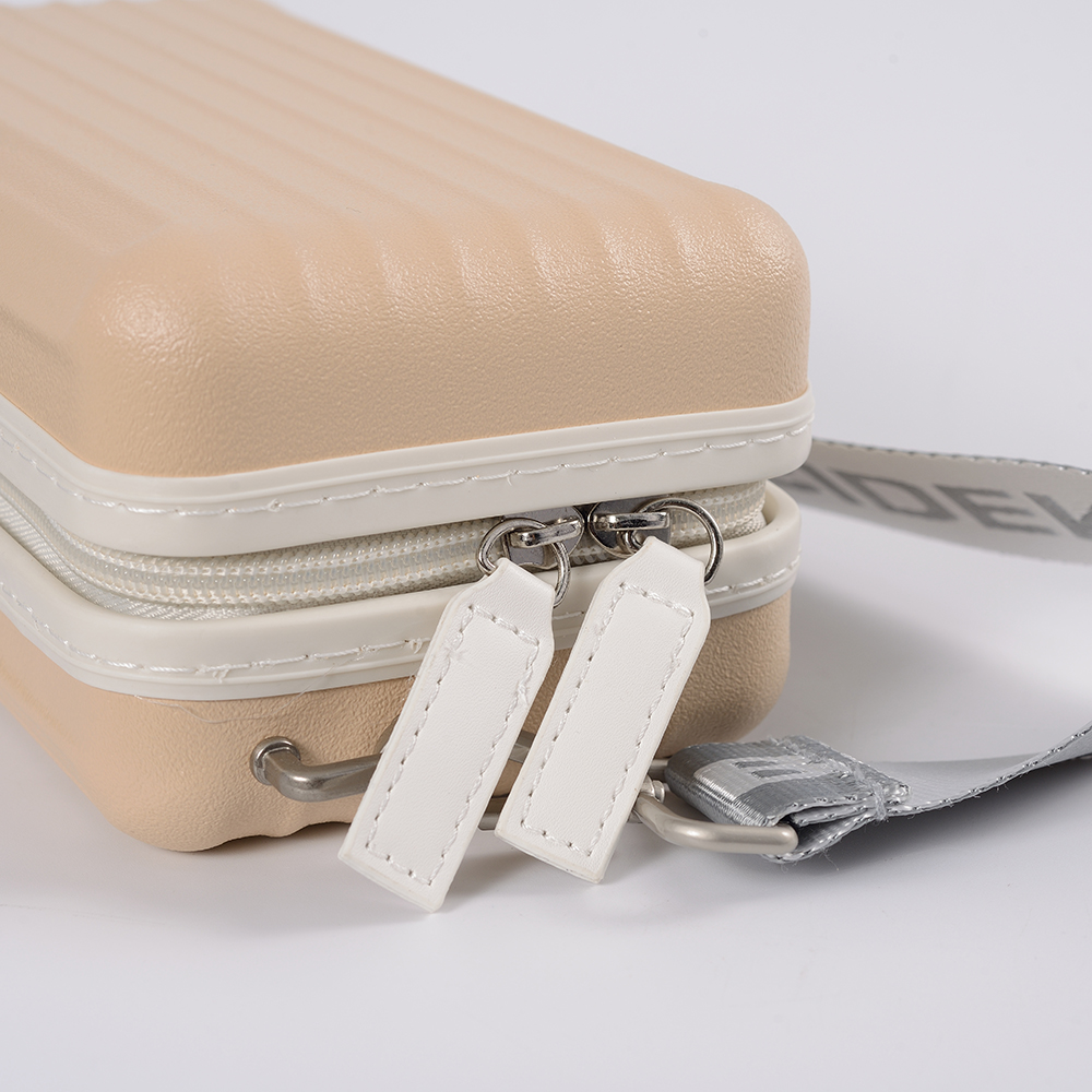 7-tommers minihåndveske med justerbar stropp, kosmetikkveske med crossbody-veske