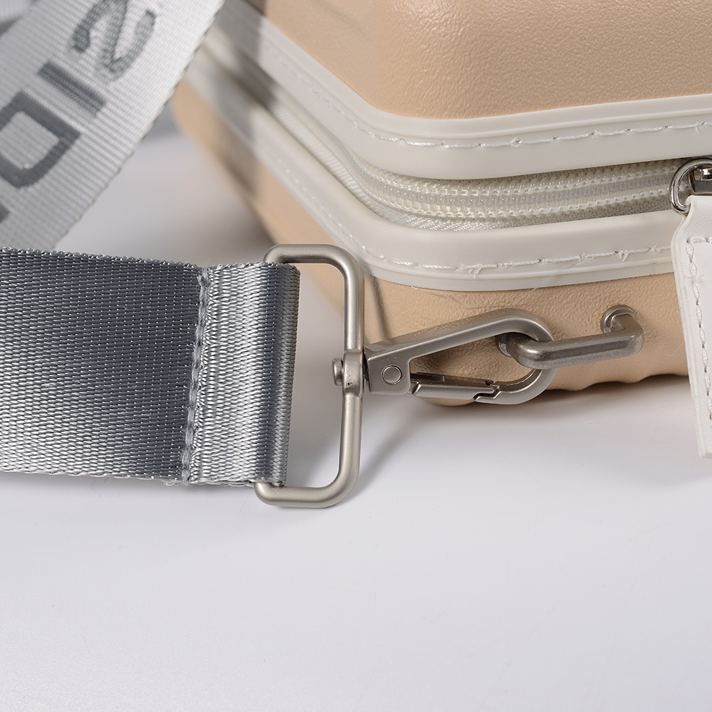 7-tommers minihåndveske med justerbar stropp, kosmetikkveske med crossbody-veske