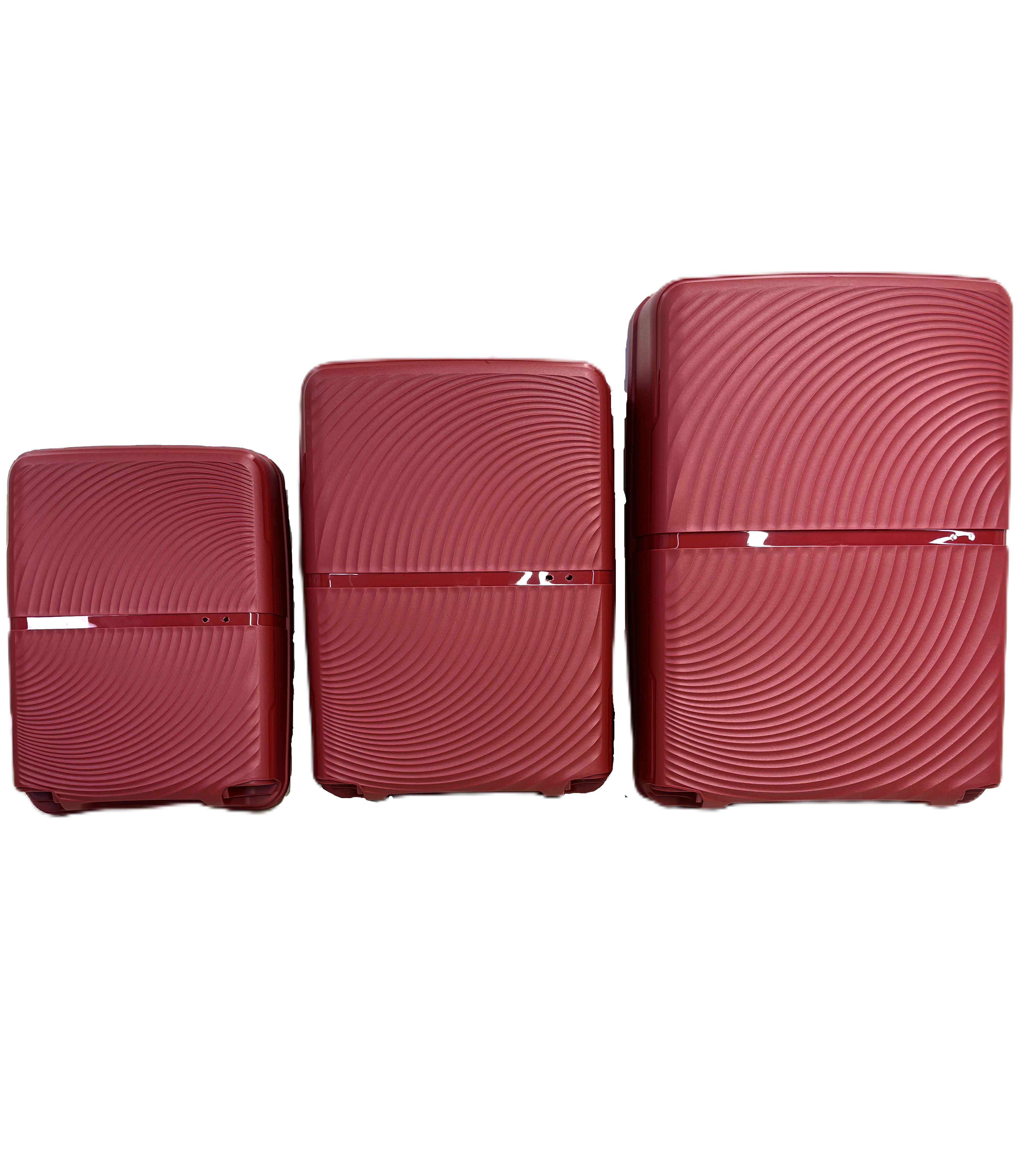 Tilpasset PP bagasje billig pris 12 stk slitesterk unisex koffert