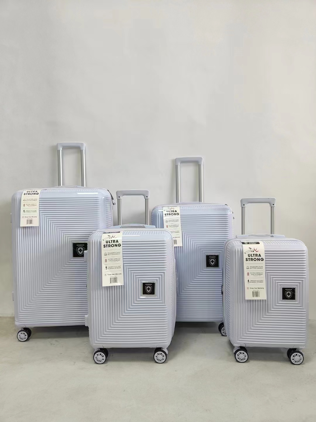 4 stk PP polypropylen vogn bagasje reisekoffert sett produsent tilpasset